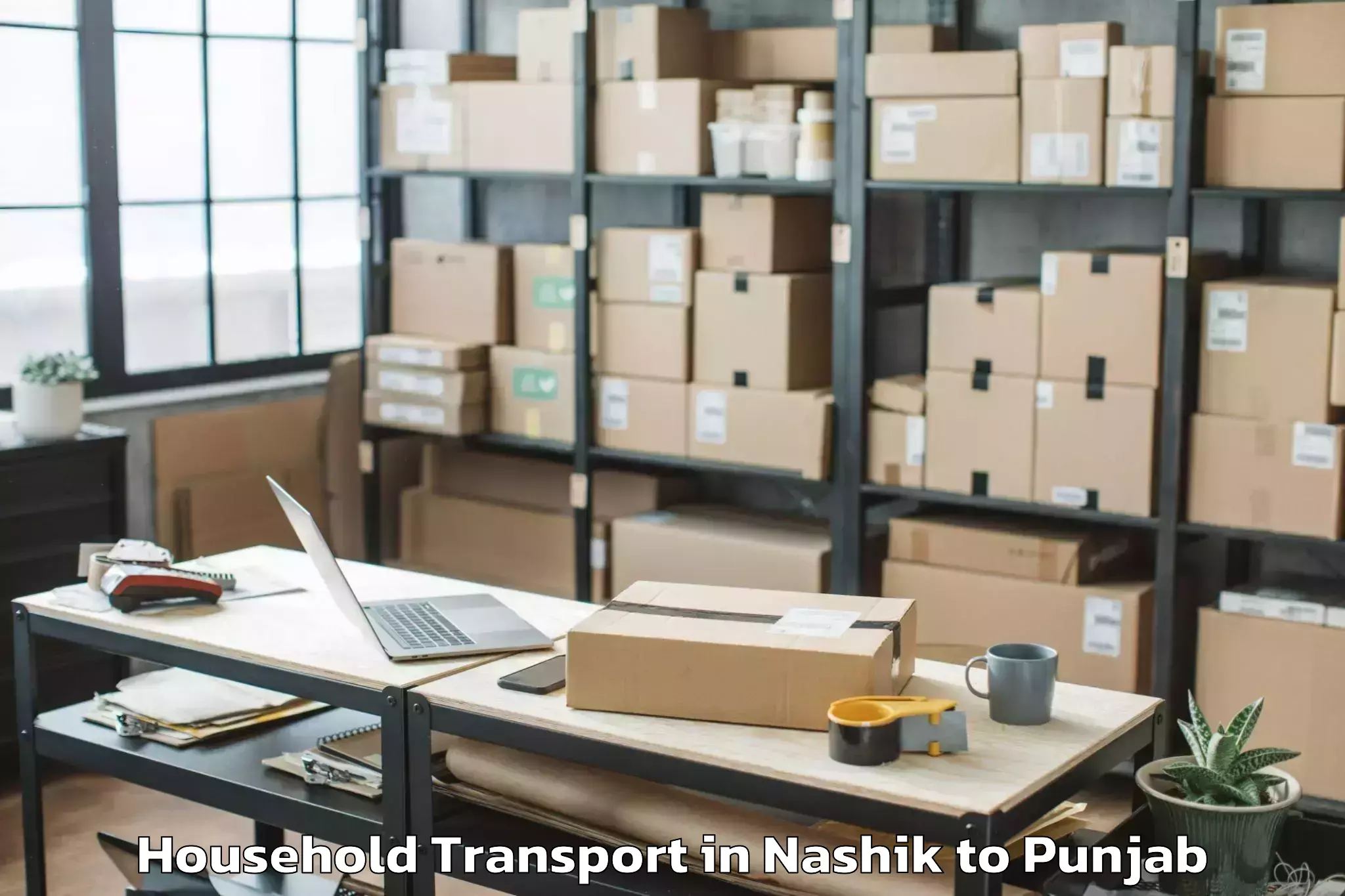 Nashik to Balachor Household Transport Booking